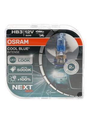 Osram Glühlampe HB3 12V 60W P20d Cool Blue INTENSE NextGen. 5000K +100% Duo 2St.